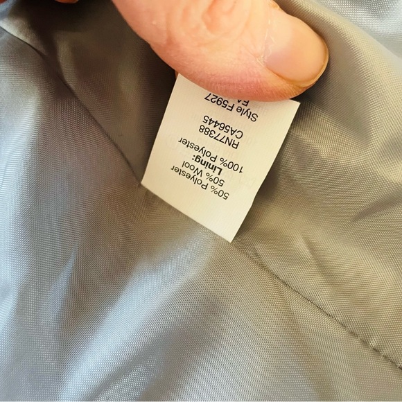 J. Crew Blue Tweed Blazer Jacket - Picture 10 of 13